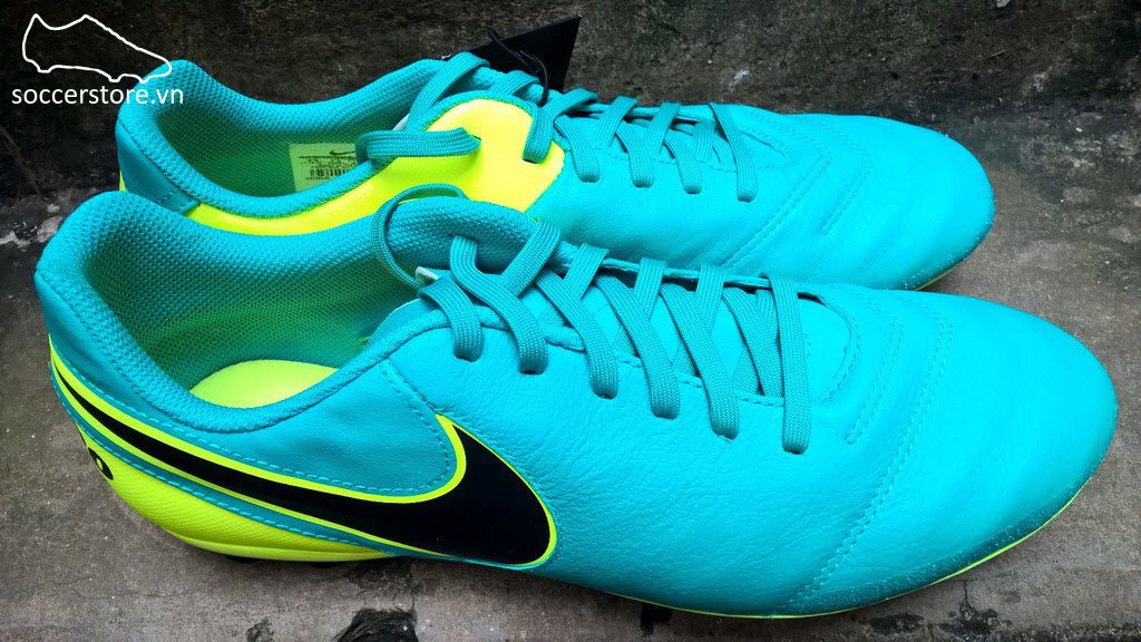 Nike Tiempo Genio II AG-R- Clear Jade/ Black/ Volt 819711-307