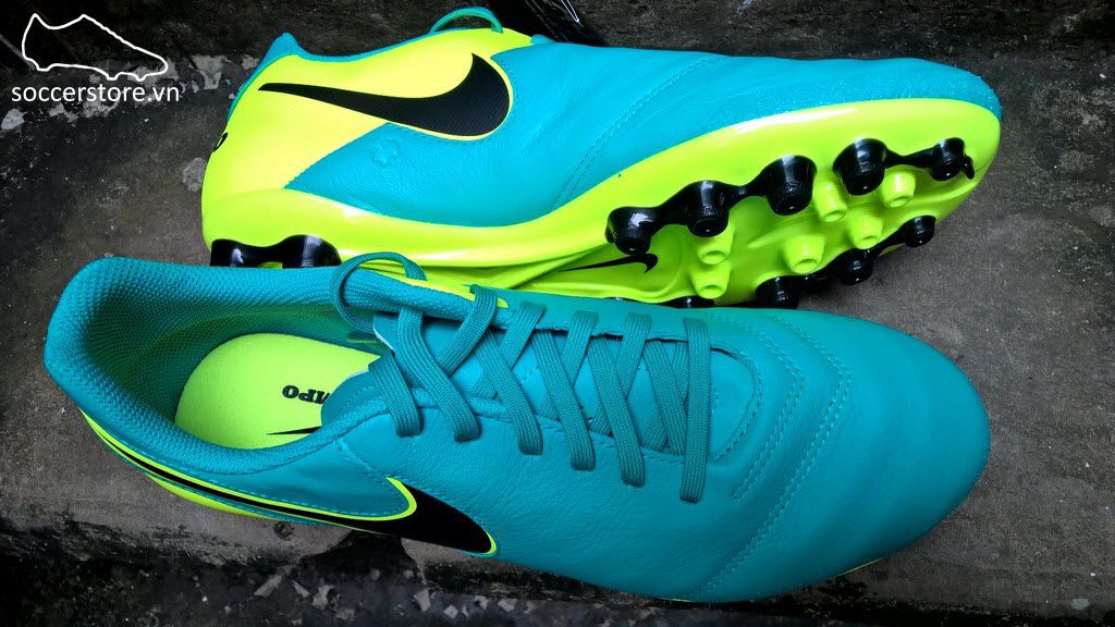 Nike Tiempo Genio II AG-R- Clear Jade/ Black/ Volt 819711-307
