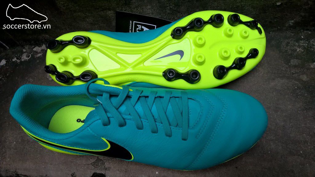 Nike Tiempo Genio II AG-R- Clear Jade/ Black/ Volt 819711-307