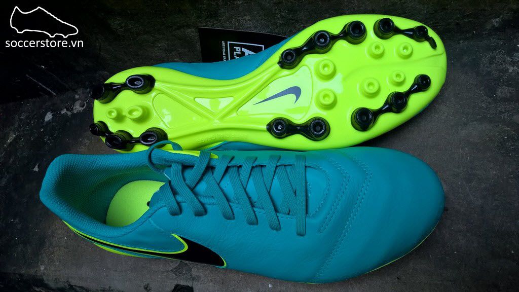 Nike Tiempo Genio II AG-R- Clear Jade/ Black/ Volt 819711-307