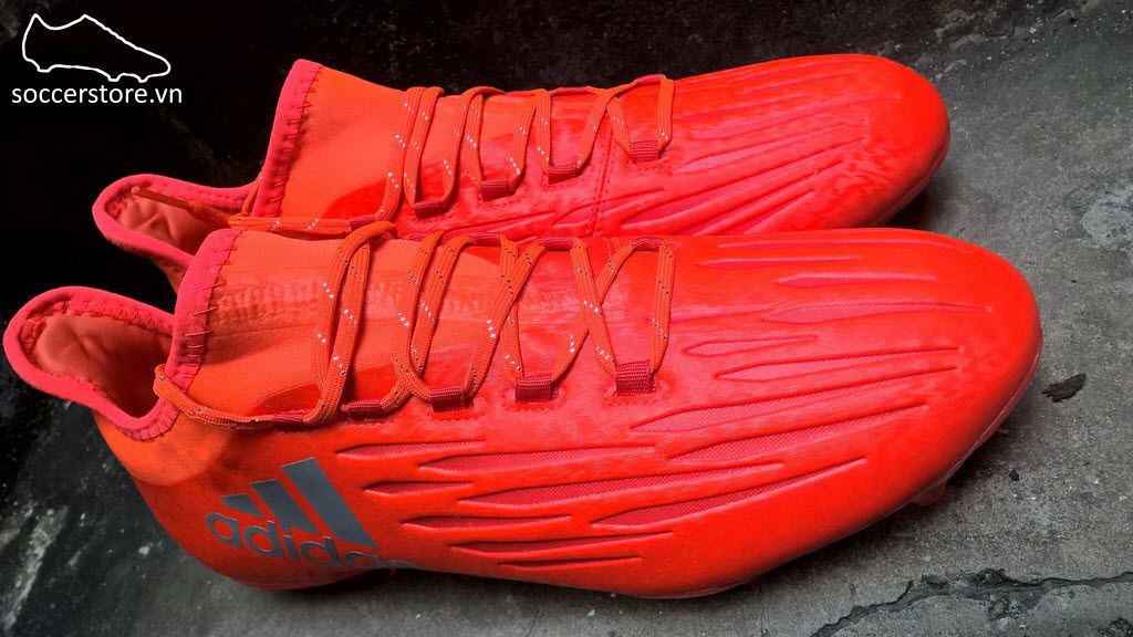 Adidas X 16.2 FG/AG- Solar Red/ Silver Metallic/ Hi-red Red S79538