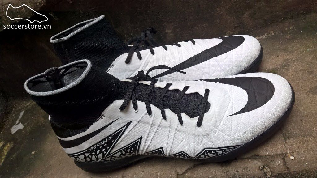 Nike HypervenomX Proximo TF- White/ Black 747484-100