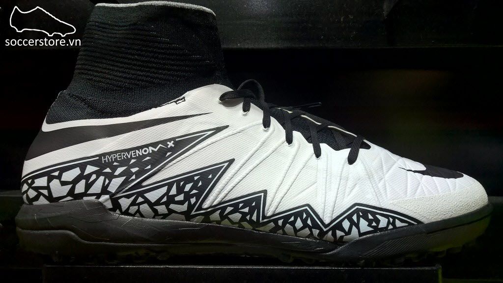 Nike HypervenomX Proximo TF- White/ Black 747484-100