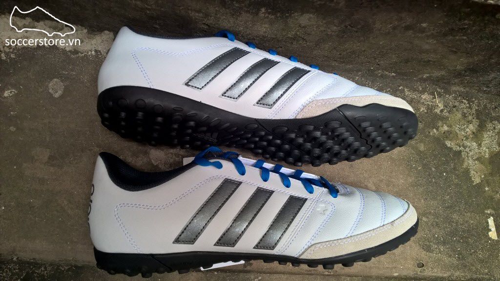 Adidas Gloro 16.2 TF- White/ Night Metallic/ Utility Blue S42174