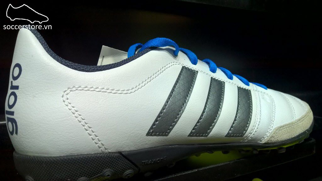 Adidas Gloro 16.2 TF- White/ Night Metallic/ Utility Blue S42174