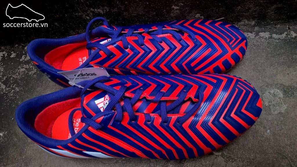 Adidas Predator Instinct FG Kids- Solar Red/ White/ Night Flash B35454
