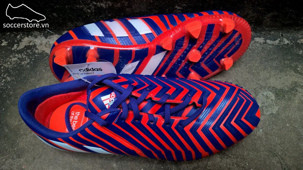 Adidas Predator Instinct FG Kids- Solar Red/ White/ Night Flash B35454