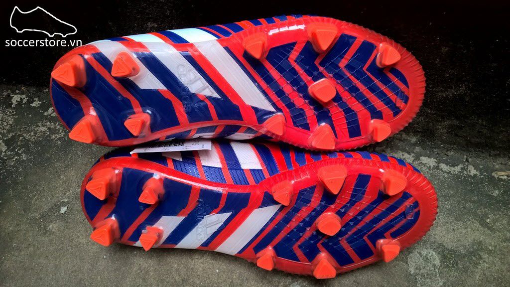 Adidas Predator Instinct FG Kids- Solar Red/ White/ Night Flash B35454