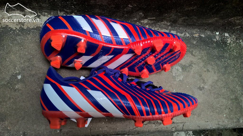 Adidas Predator Instinct FG Kids- Solar Red/ White/ Night Flash B35454