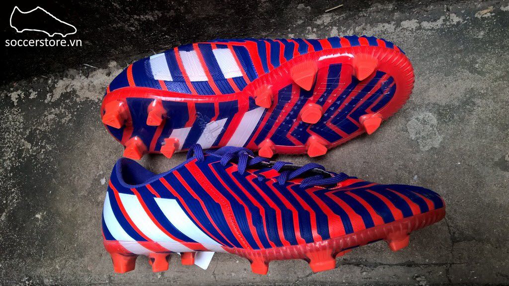 Adidas Predator Instinct FG Kids- Solar Red/ White/ Night Flash B35454