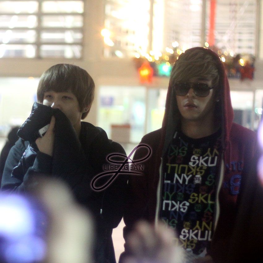 F.CUZ - Daegeon and Jinon at NAIA Terminal 1, departing from Philippines