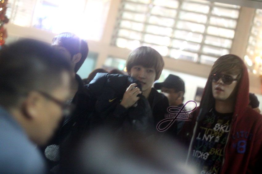 F.CUZ - Daegeon and Jinon at NAIA Terminal 1, departing from Philippines
