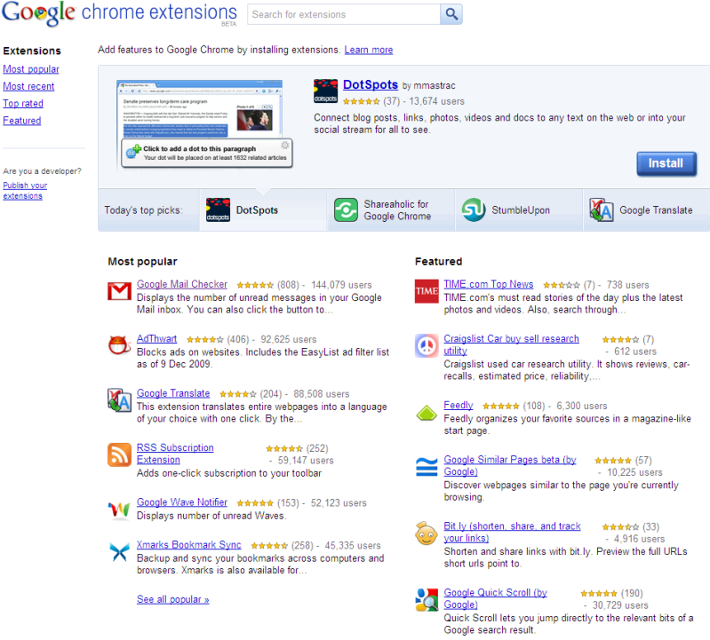 Google Chrome yang bisa di download