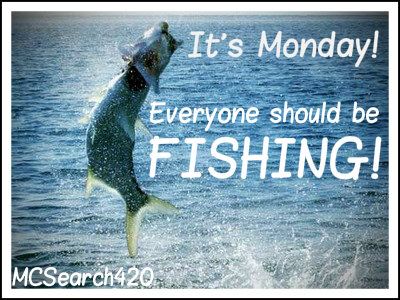 Its Monday! Everyone should be fishing!