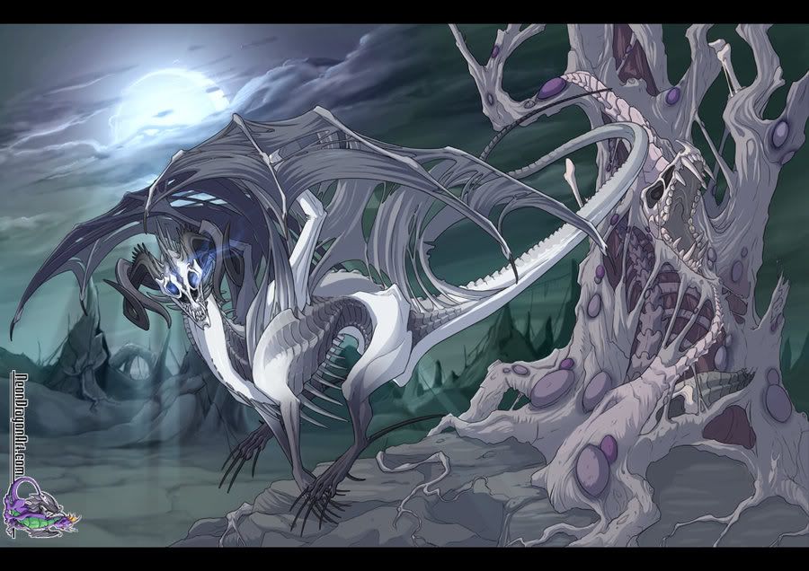 These_Bones_by_neondragon.jpg Undead Dragon image by Evilvixen05