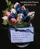 Hershey Kiss Flowers