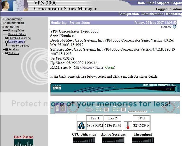 128MB RAM for Cisco VPN Concentrator 3005 Warranty