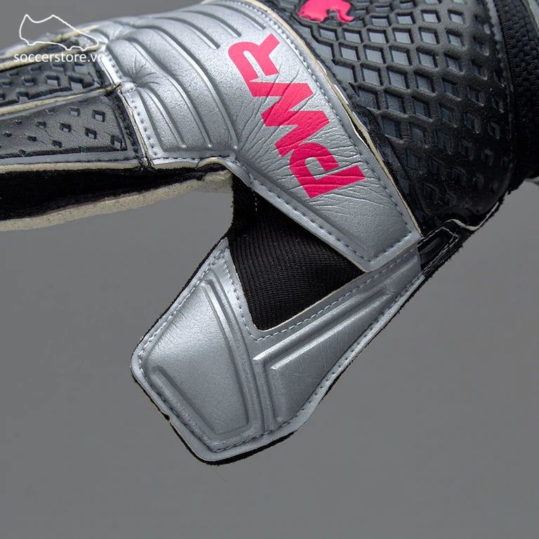 Puma evoPOWER Vigor Grip 2.3 RC - Puma Black/ Silver/ Plasma Pink GK Gloves 041449-01