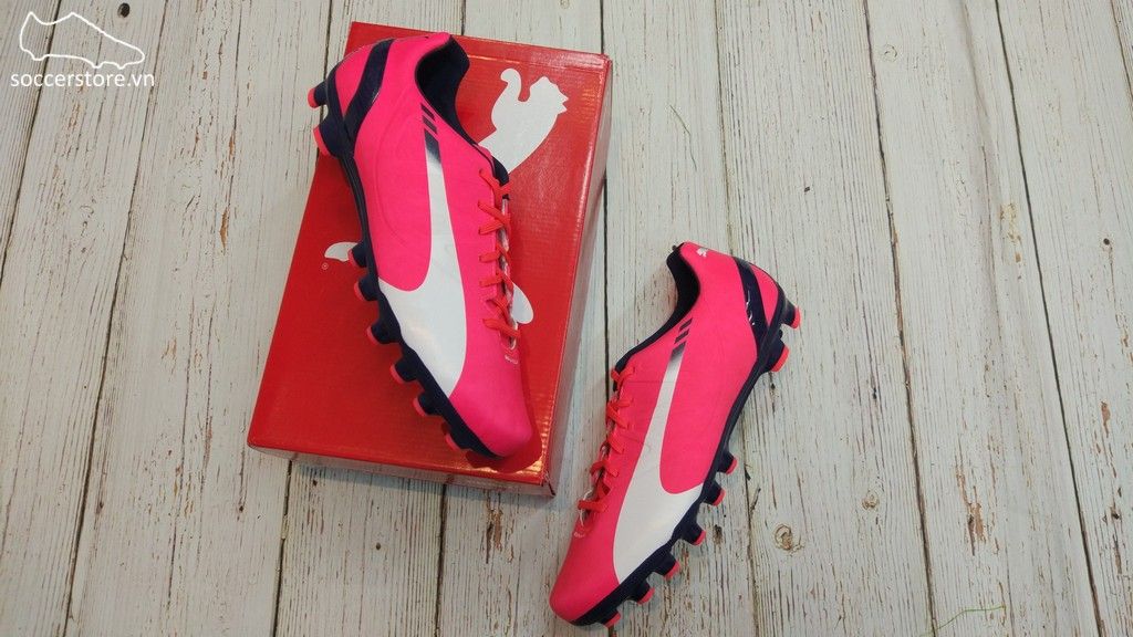 Puma evoSPEED 4.3 AG - Pink/ Black/ White 103020-03