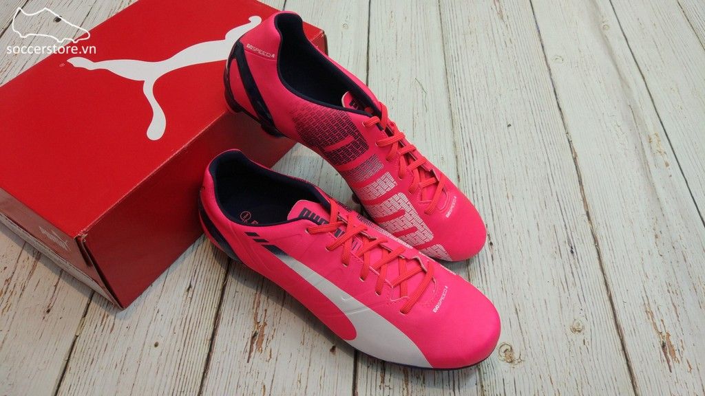 Puma evoSPEED 4.3 AG - Pink/ Black/ White 103020-03