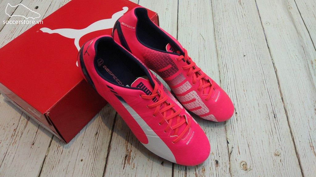 Puma evoSPEED 4.3 AG - Pink/ Black/ White 103020-03