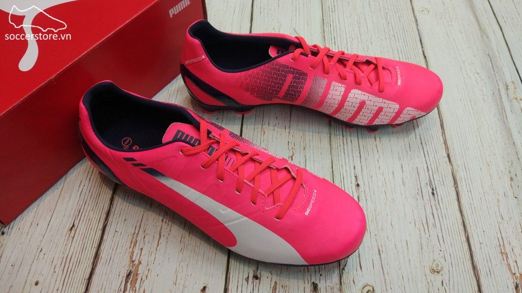 Puma evoSPEED 4.3 AG - Pink/ Black/ White 103020-03