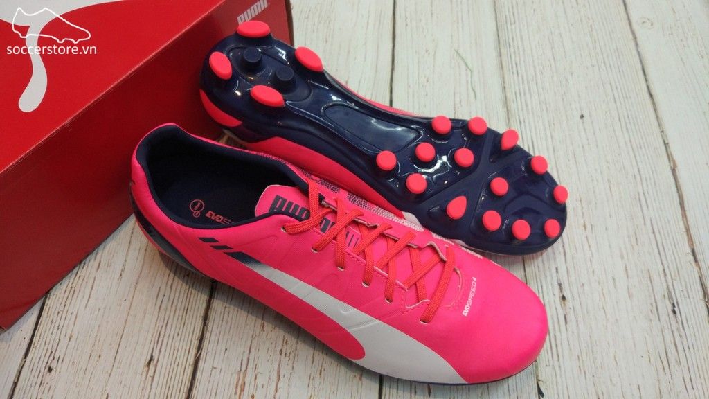 Puma evoSPEED 4.3 AG - Pink/ Black/ White 103020-03