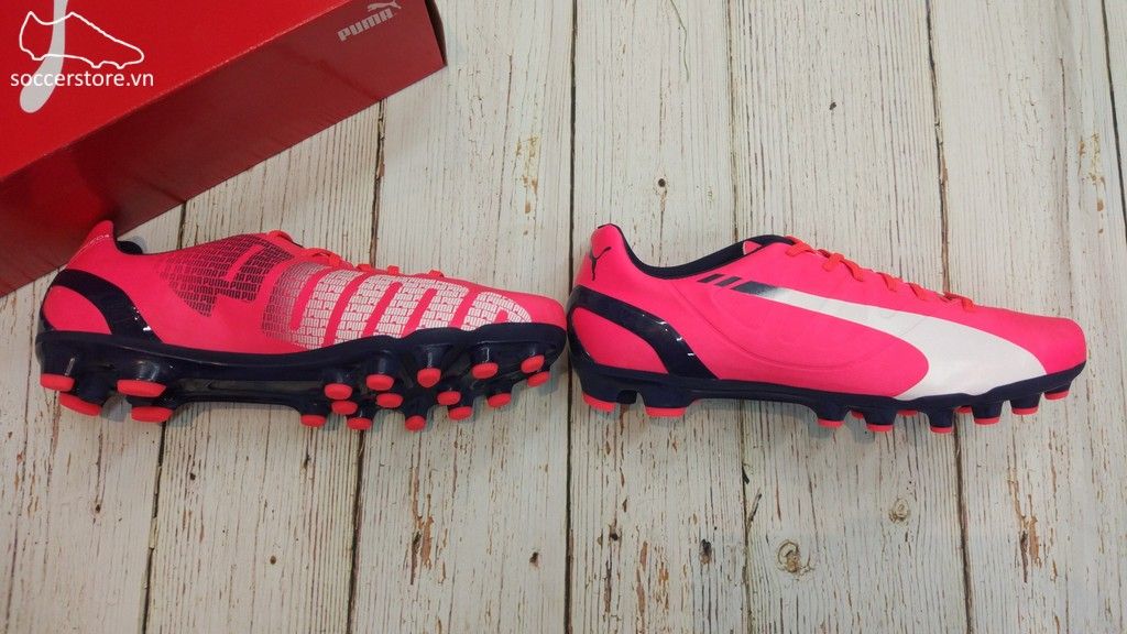 Puma evoSPEED 4.3 AG - Pink/ Black/ White 103020-03