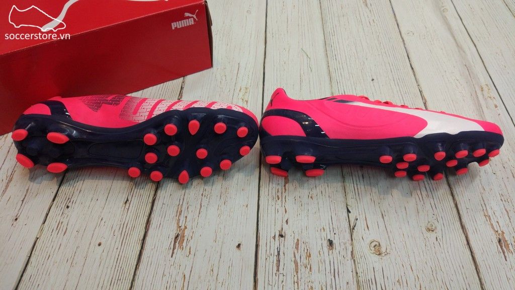 Puma evoSPEED 4.3 AG - Pink/ Black/ White 103020-03