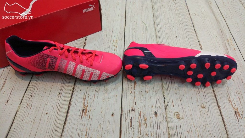 Puma evoSPEED 4.3 AG - Pink/ Black/ White 103020-03