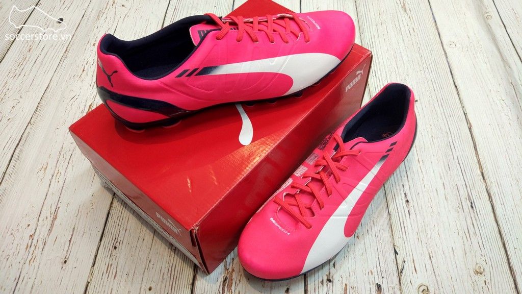 Puma evoSPEED 4.3 AG - Pink/ Black/ White 103020-03