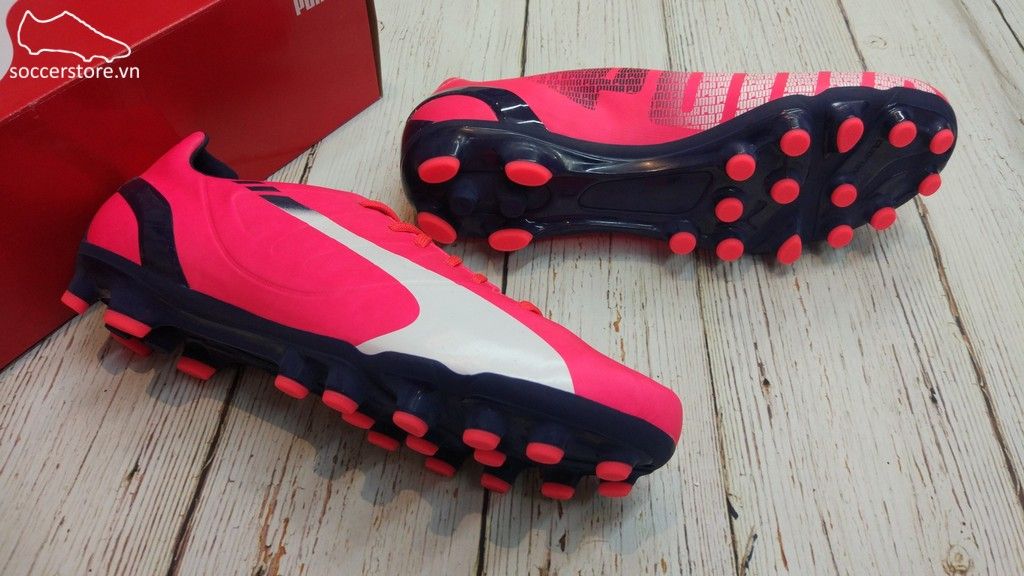 Puma evoSPEED 4.3 AG - Pink/ Black/ White 103020-03