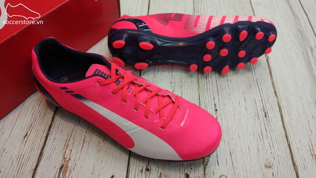 Puma evoSPEED 4.3 AG - Pink/ Black/ White 103020-03