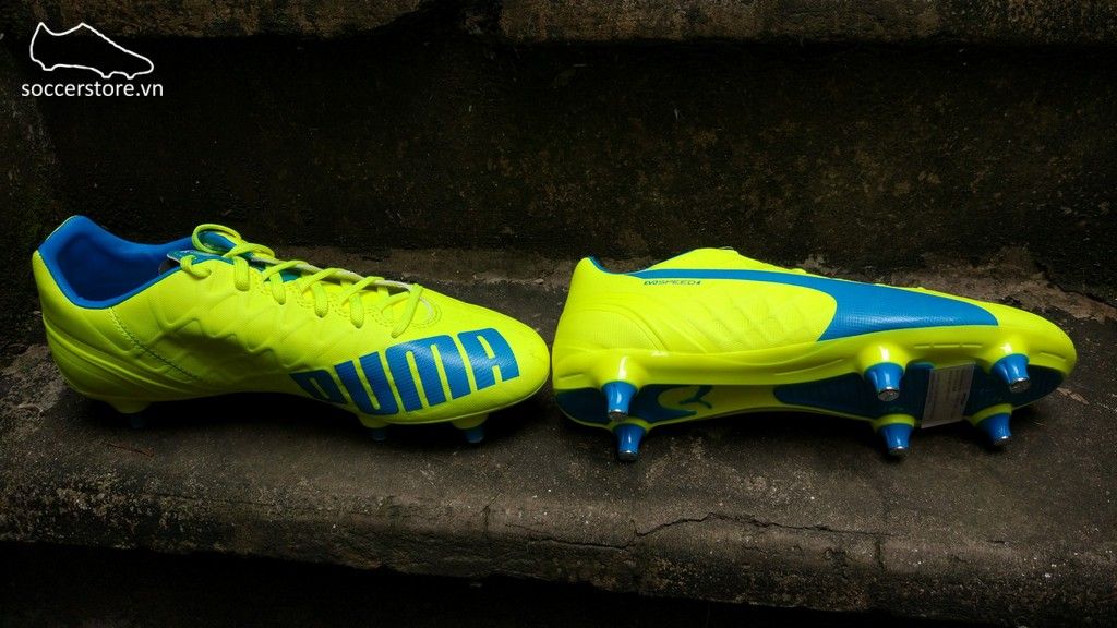 Puma evoSPEED 4.4 SG- Safety Yellow/ Atomic Blue/ White 103270-02