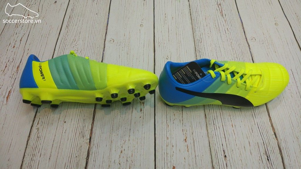 Puma evoPOWER 3.3 AG - Safety Yellow/ Black/ Atomic Blue 103533-01