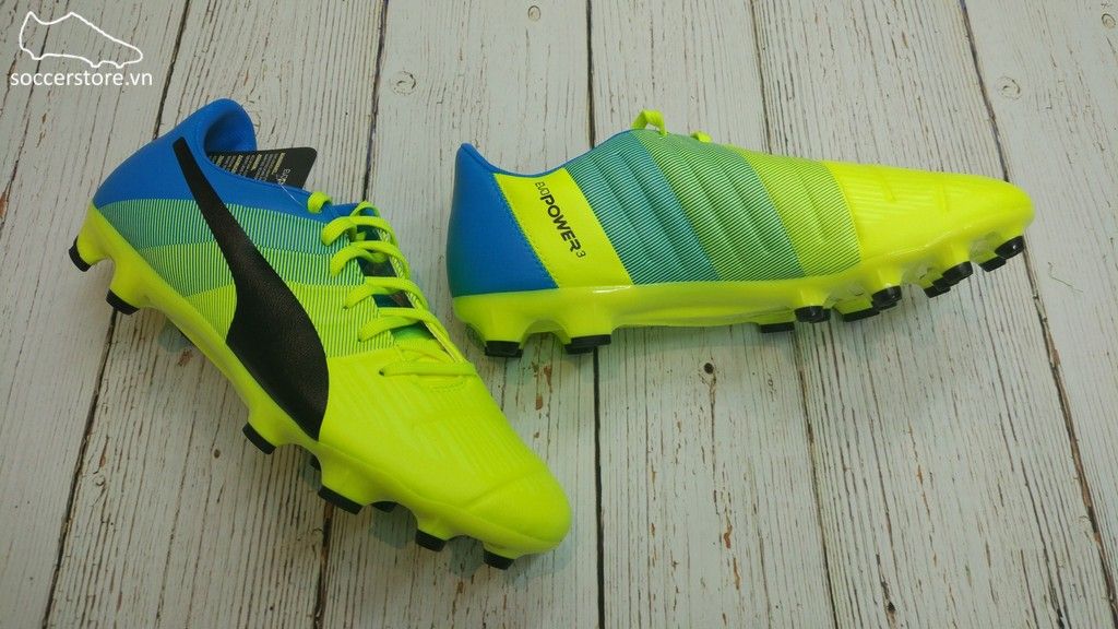 Puma evoPOWER 3.3 AG - Safety Yellow/ Black/ Atomic Blue 103533-01