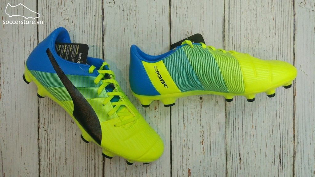 Puma evoPOWER 3.3 AG - Safety Yellow/ Black/ Atomic Blue 103533-01