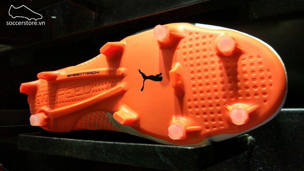 Puma evoSPEED 1.5 FG- White/ Black/ Orange 103597-05