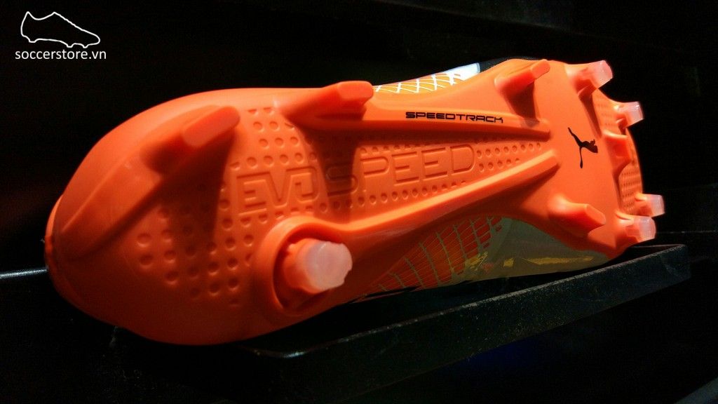 Puma evoSPEED 1.5 FG- White/ Black/ Orange 103597-05