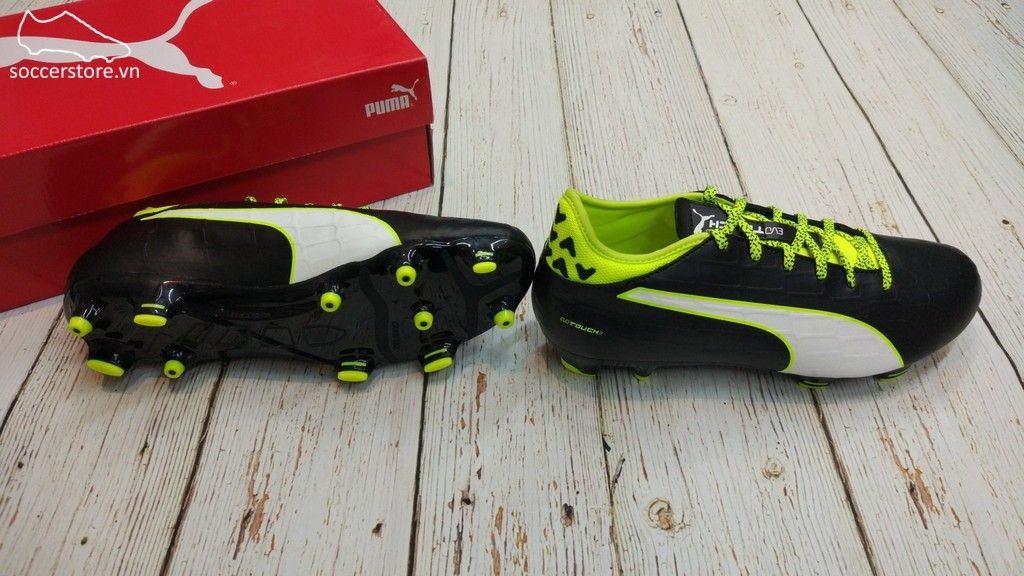 Puma evoTOUCH 3 FG - Black/ White/ Safety Yellow 103710-01