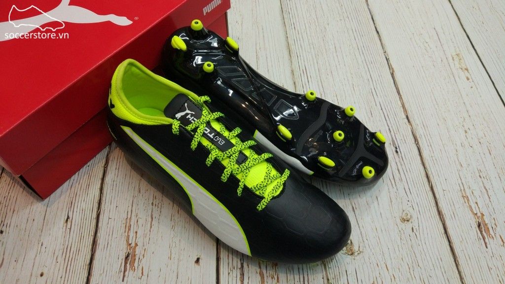 Puma evoTOUCH 3 FG - Black/ White/ Safety Yellow 103710-01