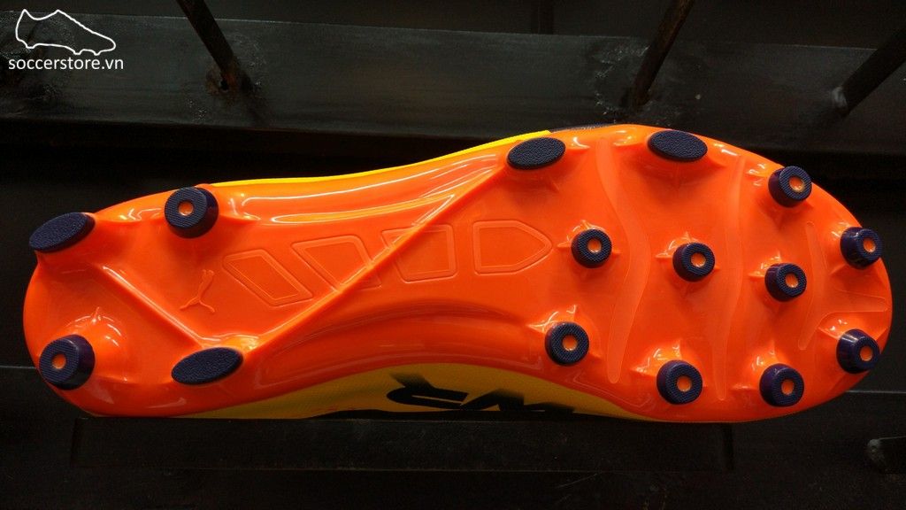 Puma evoPOWER Vigor 4 AG - Ultra Yellow/ Peacoat/ Orange Clown Fish 103964-03