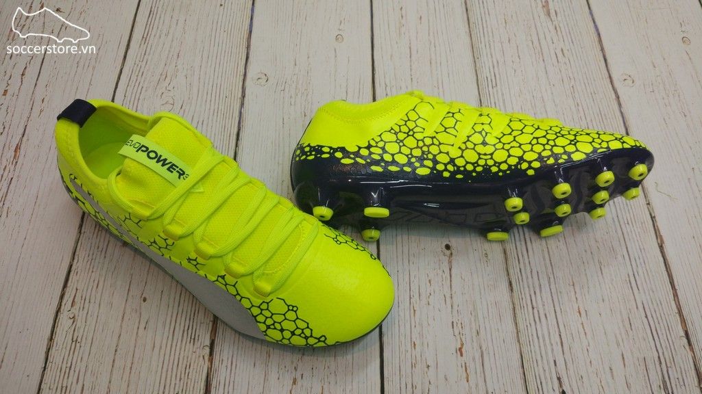 Puma evoPOWER Vigor 3 Graphic AG - Safety Yellow/ Silver/ Blue Depths 104196-02