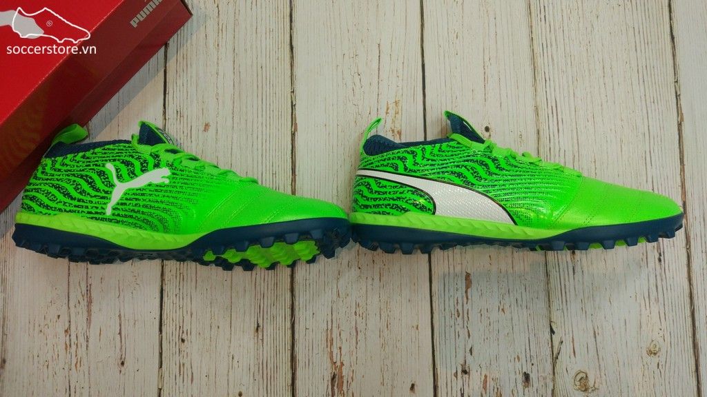 Puma One 18.3 TF- Green/ White/ Deep Lagoon 104542-03