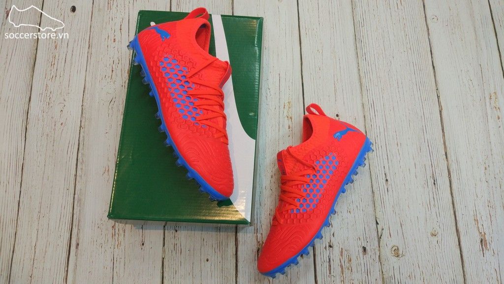 Puma Future 19.3 Netfit MG/AG/FG- Red Blast/ Blue Azur 105541-01