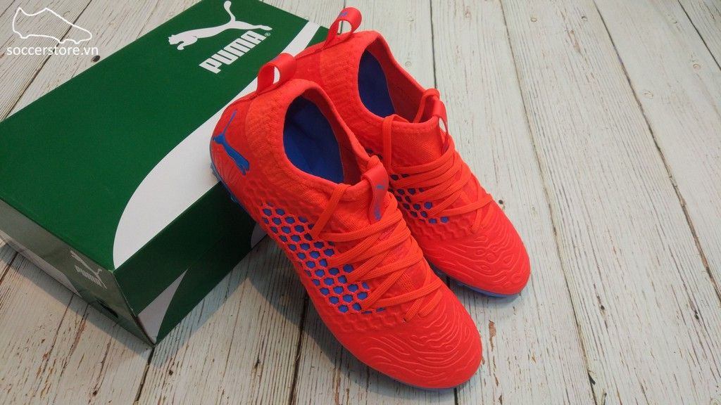 Puma Future 19.3 Netfit MG/AG/FG- Red Blast/ Blue Azur 105541-01