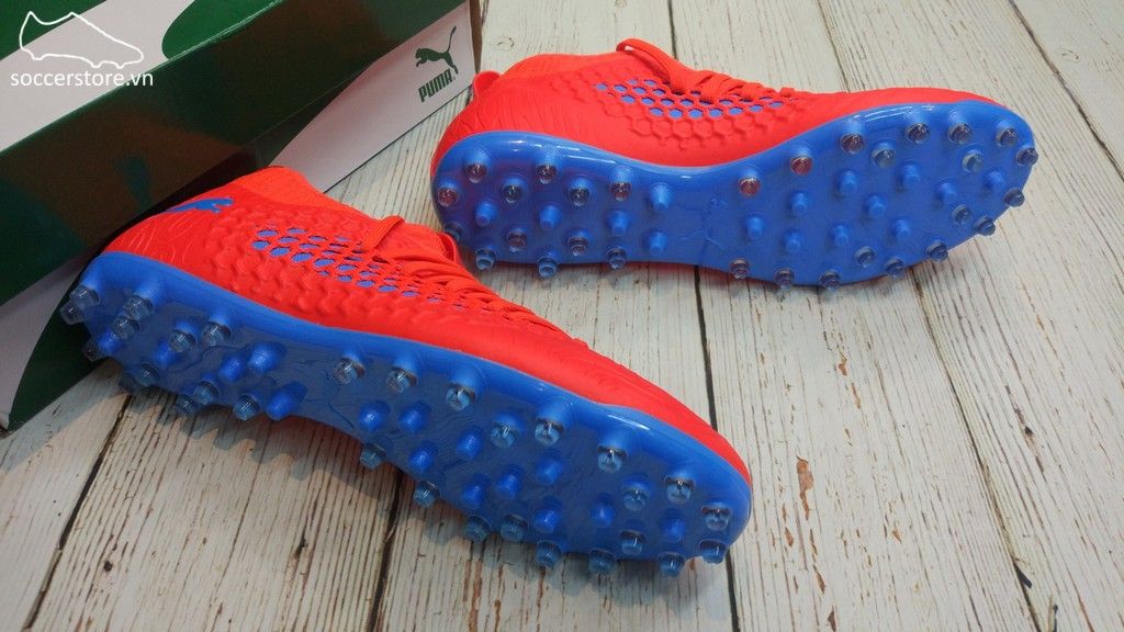 Puma Future 19.3 Netfit MG/AG/FG- Red Blast/ Blue Azur 105541-01