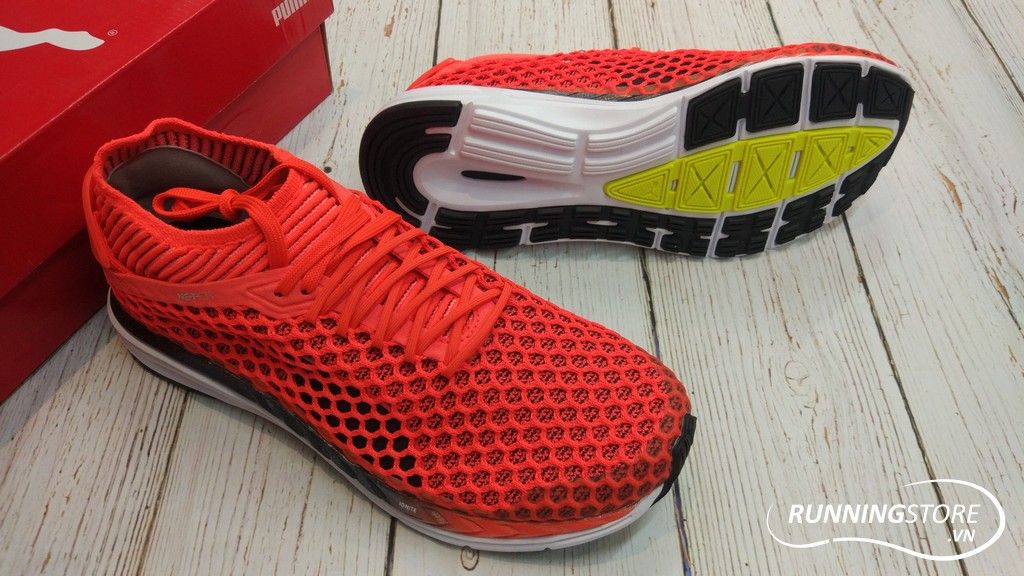 Puma Speed Ignite Netfit 2- Shocking Orange/ Black/ White 190977-01