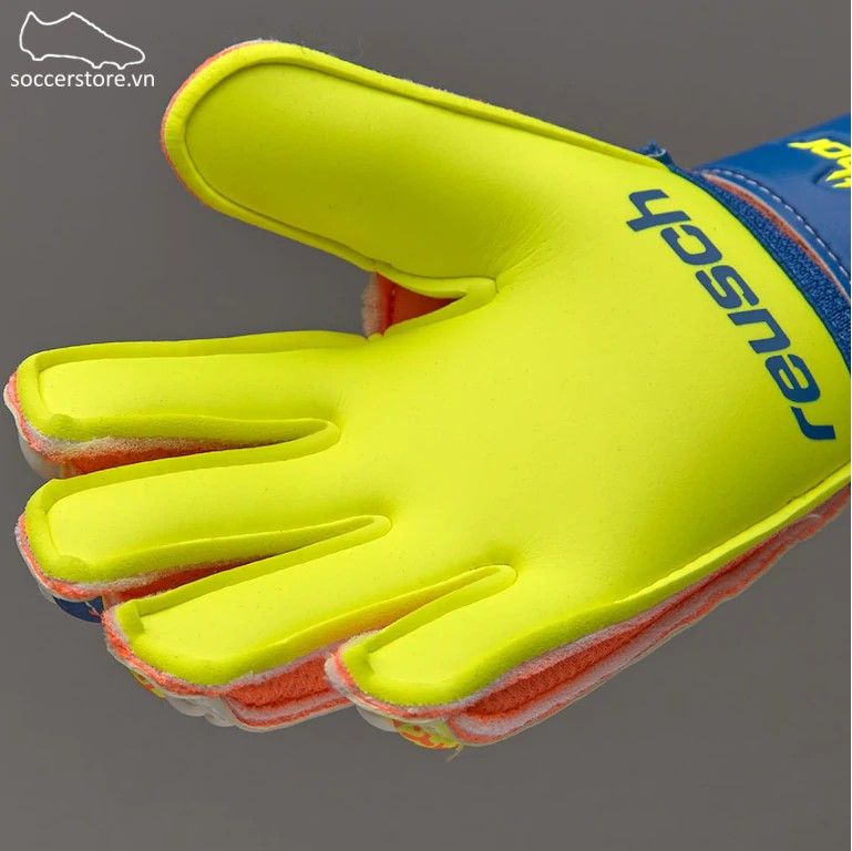 Reusch Serathor Prime Kids M1 - Dazzling Blue / Safety Yellow / Safety Yellow 3772135-484