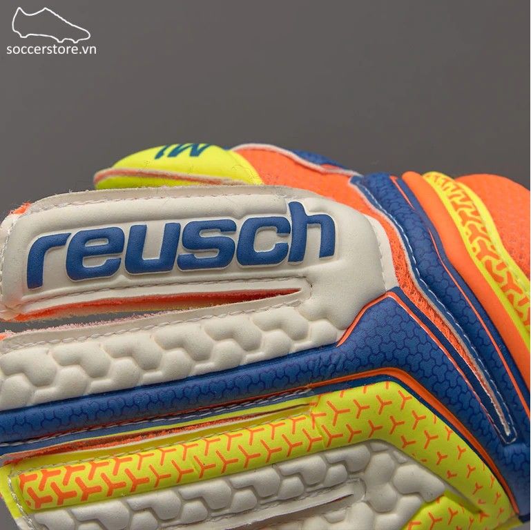 Reusch Serathor Prime Kids M1 - Dazzling Blue / Safety Yellow / Safety Yellow 3772135-484